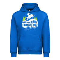 Cobalt snowmobile throttle Urban Hoodie - artisFamous