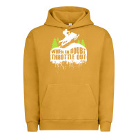 Pigment Peanut Butter snowmobile throttle Urban Hoodie - artisFamous