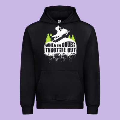 Snowmobile Throttle Urban Hoodie Designed By Artisfamous
