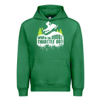 Emerald snowmobile throttle Urban Hoodie - artisFamous