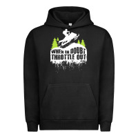 Pigment Black snowmobile throttle Urban Hoodie - artisFamous