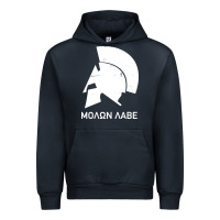 Navy spartan helmet Urban Hoodie - artisFamous