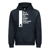 Navy the man in black fled across the desert Urban Hoodie - artisFamous