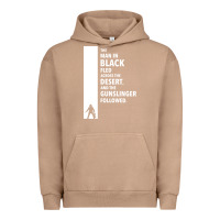 Pigment Burro the man in black fled across the desert Urban Hoodie - artisFamous