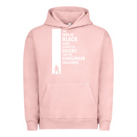 Pigment Salmon the man in black fled across the desert Urban Hoodie - artisFamous