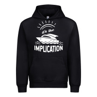 Black the implication   its always sunny in philadelphia Urban Hoodie - artisFamous
