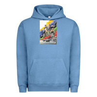 Pigment Pebble Blue fast and furious 9 Urban Hoodie - artisFamous