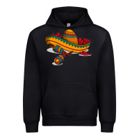 Black maracas sombrero mexican Urban Hoodie - artisFamous