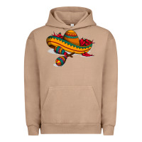 Pigment Burro maracas sombrero mexican Urban Hoodie - artisFamous