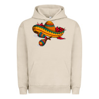 Pigment French Oak maracas sombrero mexican Urban Hoodie - artisFamous