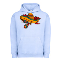 Pigment Grape Ice maracas sombrero mexican Urban Hoodie - artisFamous
