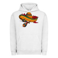 Pigment Lunar Rock maracas sombrero mexican Urban Hoodie - artisFamous