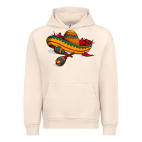Sandshell maracas sombrero mexican Urban Hoodie - artisFamous