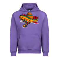 Tulip maracas sombrero mexican Urban Hoodie - artisFamous
