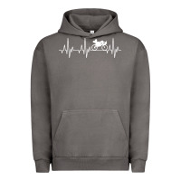Pigment Tornado heartbeat recumbent bicycle bike cyclist biking Urban Hoodie - artisFamous