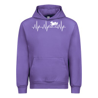 Tulip heartbeat recumbent bicycle bike cyclist biking Urban Hoodie - artisFamous