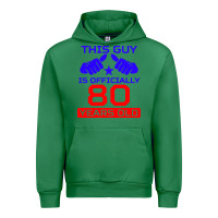 Emerald this guy is 80 years funny 80th birthday Urban Hoodie - artisFamous