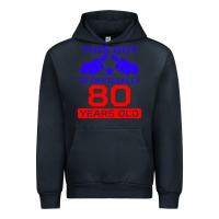 Navy this guy is 80 years funny 80th birthday Urban Hoodie - artisFamous