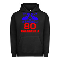 Pigment Black this guy is 80 years funny 80th birthday Urban Hoodie - artisFamous