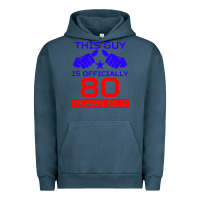 Pigment Midnight Navy this guy is 80 years funny 80th birthday Urban Hoodie - artisFamous