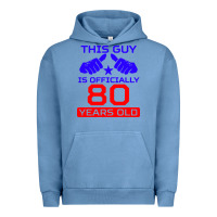 Pigment Pebble Blue this guy is 80 years funny 80th birthday Urban Hoodie - artisFamous