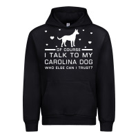 Black carolina dog Urban Hoodie - artisFamous