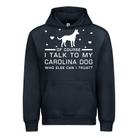 Navy carolina dog Urban Hoodie - artisFamous