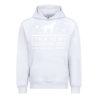 White carolina dog Urban Hoodie - artisFamous