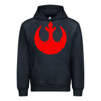Navy distressed rebel alliance symbol Urban Hoodie - artisFamous