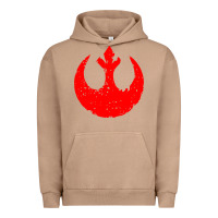 Pigment Burro distressed rebel alliance symbol Urban Hoodie - artisFamous