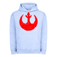 Pigment Grape Ice distressed rebel alliance symbol Urban Hoodie - artisFamous