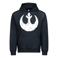 Navy distressed rebel alliance symbol Urban Hoodie - artisFamous
