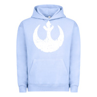 Pigment Grape Ice distressed rebel alliance symbol Urban Hoodie - artisFamous
