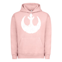 Pigment Salmon distressed rebel alliance symbol Urban Hoodie - artisFamous
