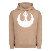 Pigment Burro distressed rebel alliance symbol Urban Hoodie - artisFamous