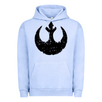 Pigment Grape Ice distressed rebel alliance symbol Urban Hoodie - artisFamous