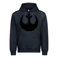 Navy distressed rebel alliance symbol Urban Hoodie - artisFamous