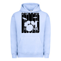 Pigment Grape Ice vintage retro drummer Urban Hoodie - artisFamous