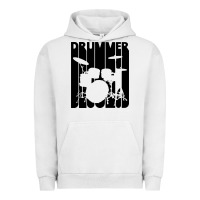 Pigment Lunar Rock vintage retro drummer Urban Hoodie - artisFamous