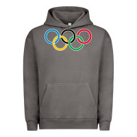Pigment Tornado Olympic Rings Urban Hoodie - artisFamous