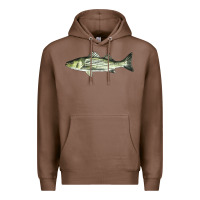 Chestnut Striped Bass Premium Hoodie - LillyAllenDesigns