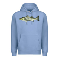 Colony Blue Striped Bass Premium Hoodie - LillyAllenDesigns