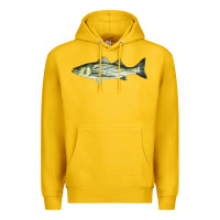 Lemon Striped Bass Premium Hoodie - LillyAllenDesigns