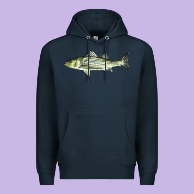 Striped Bass Premium Hoodie Designed By Lillyallendesigns