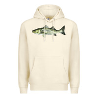 Sandshell Striped Bass Premium Hoodie - LillyAllenDesigns