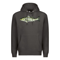 Smoke Striped Bass Premium Hoodie - LillyAllenDesigns