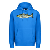 True Royal Striped Bass Premium Hoodie - LillyAllenDesigns