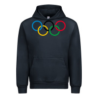 Navy Olympic Rings Urban Hoodie - artisFamous