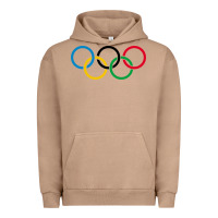 Pigment Burro Olympic Rings Urban Hoodie - artisFamous
