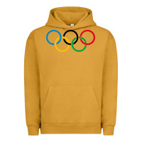 Pigment Peanut Butter Olympic Rings Urban Hoodie - artisFamous